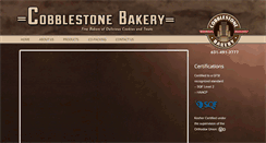 Desktop Screenshot of cobblestonebaking.com